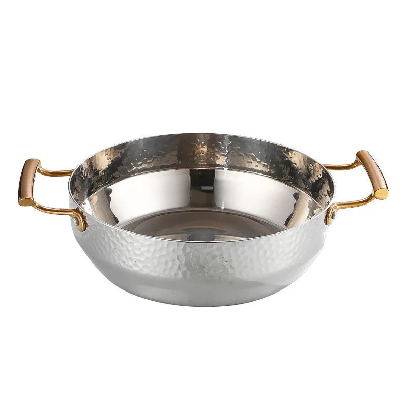 

three layer steel hot pot thickened non stick brush