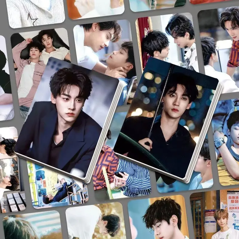 폴라로이드 로모 카드와 "Ziyu, Tian Xuning, Zhan Xuan, Liu Xuancheng" 엽서가 포함된 "Reverse Love" 소형 카드 55개 상자