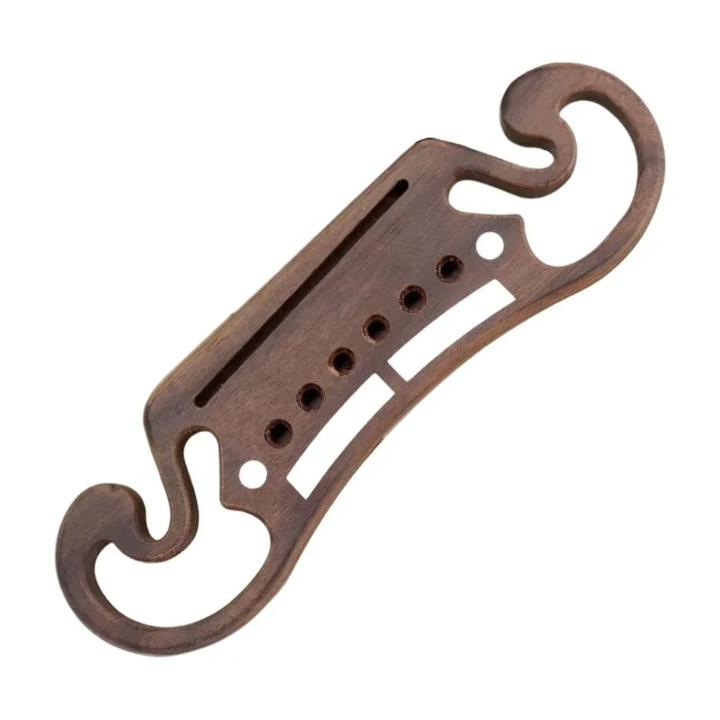 ABHS-Rosewood For 6 String Guitar Bridge For Acoustic Guitar Replacement Parts For Folk Guitar Bridges& Bridge Components