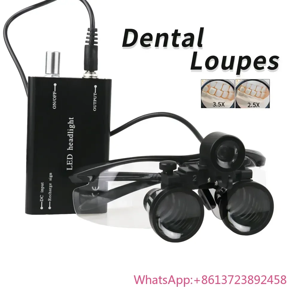 

2.5X And 3.5X LED Light Dent al Loupe Surgical Magnifying Glass for Dent al & Medical Procedures