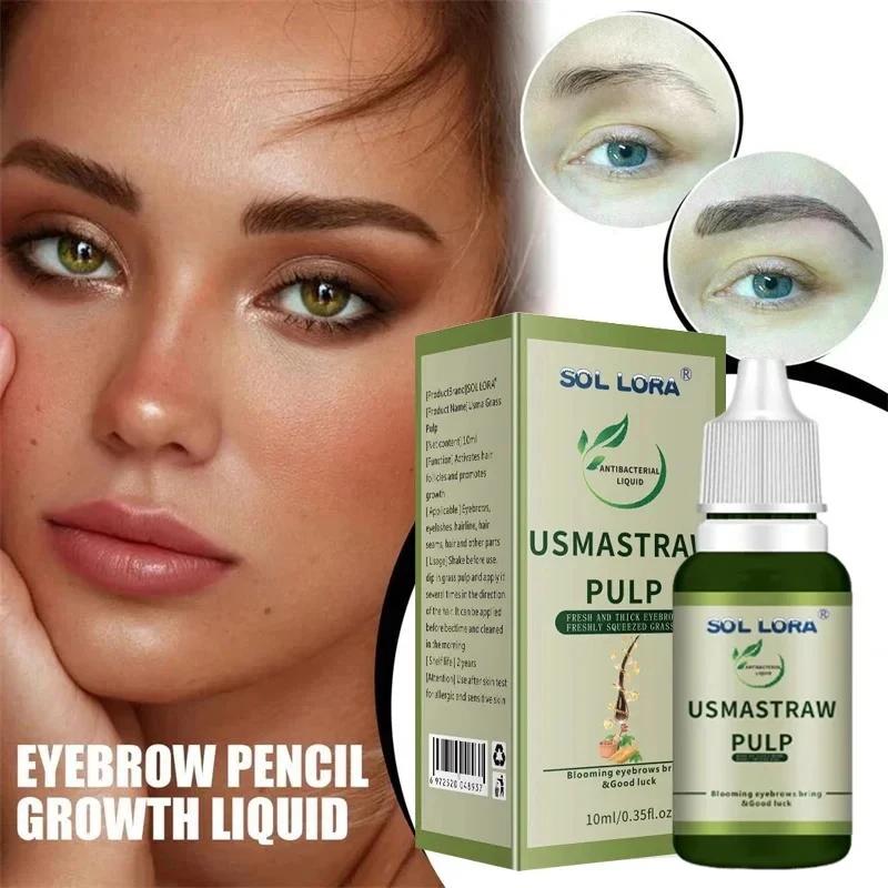 Fast Eyebrow Growth Serum Eyelash Hair Growth Anti Hairs Loss Liquid Prevent Baldness Fuller Thicker Lengthening Eyebrow Makeup