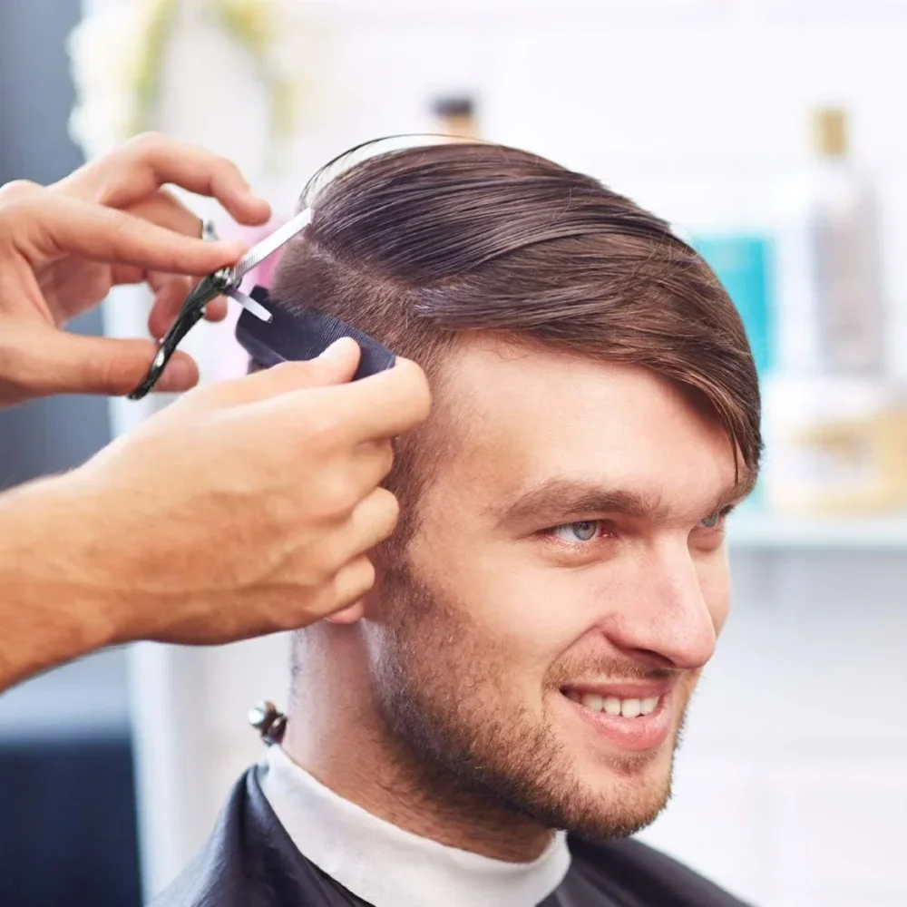 3 unids/set Kit de tijeras de peluquería herramienta para adelgazar y peinar el cabello de los niños-para hombres y mujeres tijeras peine herramientas para el cabello