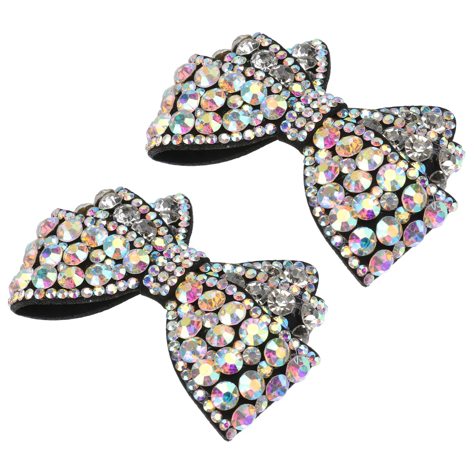 

1Pair Bowknot Shoes Ornament Stylish Decorative Adornment Easy Install Wedding Shoes Bag Pendants Rhinestone Fashion