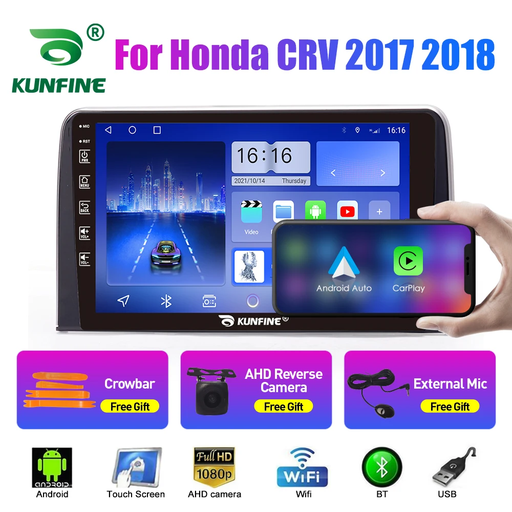 

Android Car Radio For Honda CRV 20017-2018 2Din Multimedia Video Player GPS Navigation Stereo Audio Head Unit Carplay 4G Wifi BT