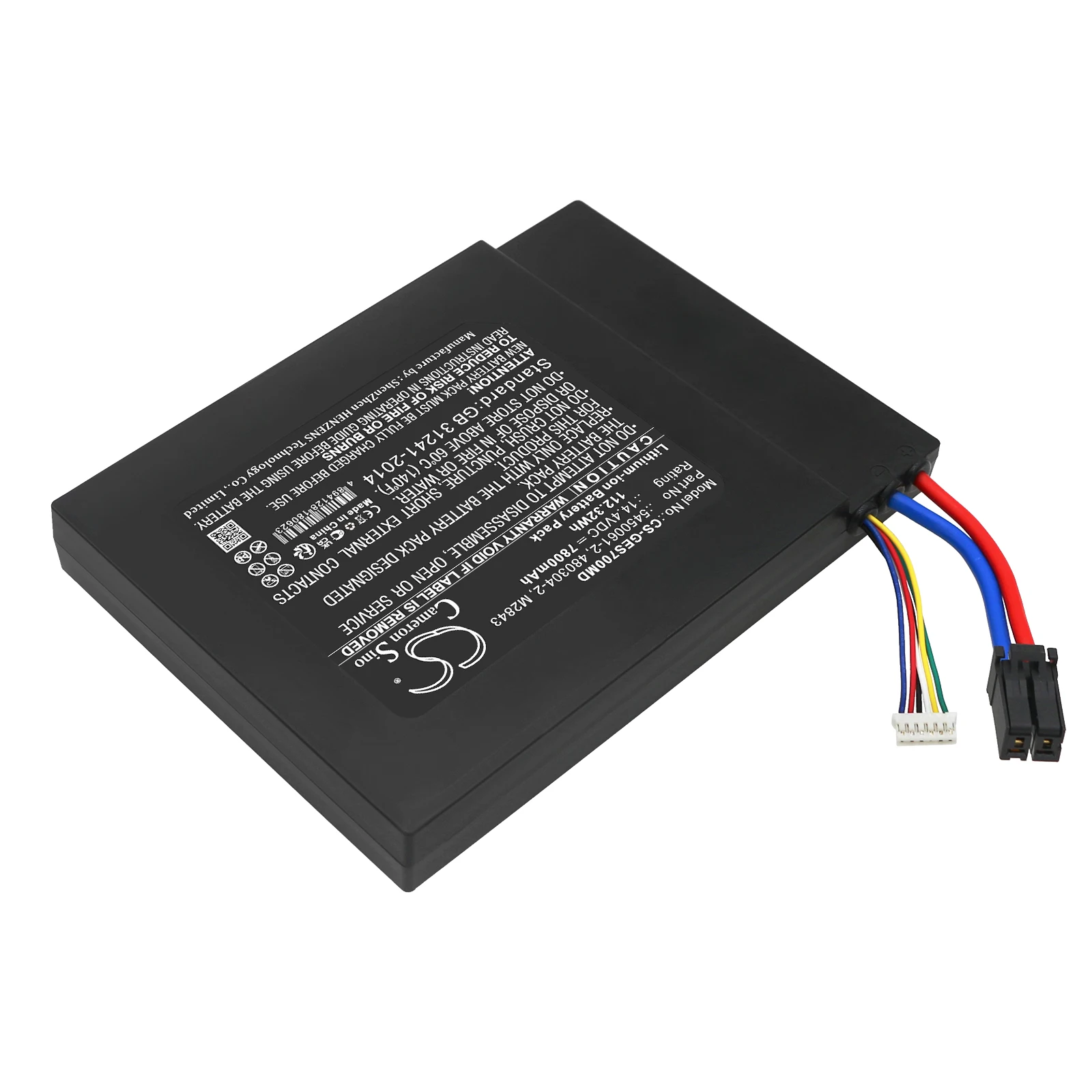 14.4V 7800/10200mAh Battery M2843 5450061-2 480304-2 for GE Ultraschall Logiq S7 Expert,S8 Expert,P7,P9,S8 Polaris,Polaris Maru