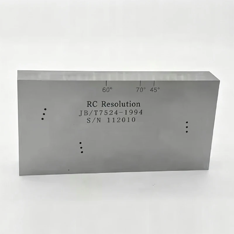 RC Calibration Test Block NDT Ultrasonic Flaw Detection Reference Block for Angle Probe Resolution Calibration AWS D1.1 Standard