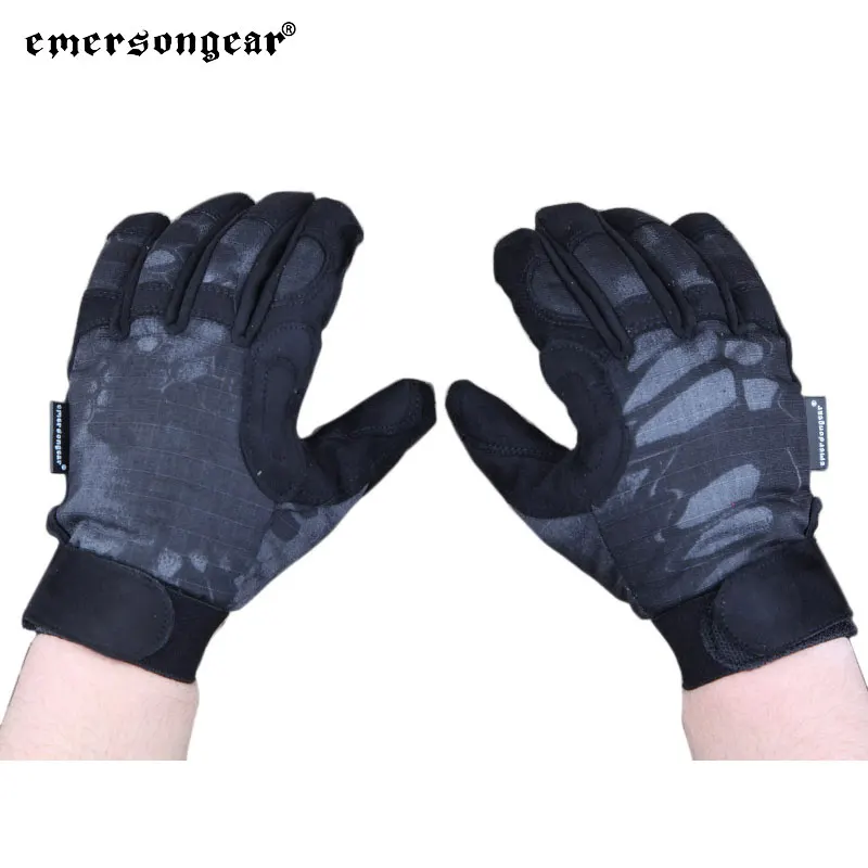 Emersongear Tactical Lightweight Camouflage Gloves Combat Hand Protective Handwear Hunting Airsoft Shooting Cycling Sport EM5369