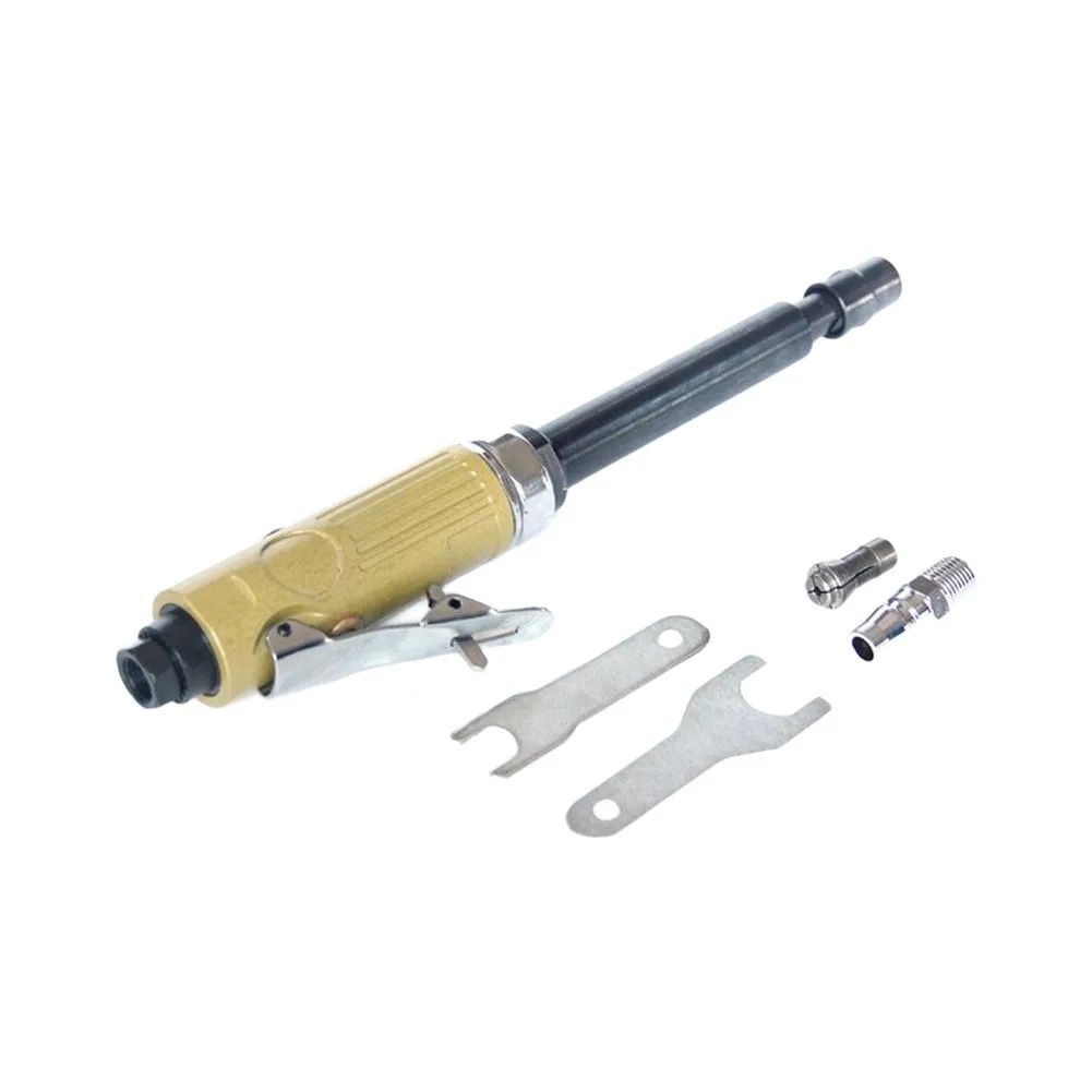 Air Operated Extended Shaft Sander for Reliable Performance in Metal Fabrication Woodworking and Restoration Work