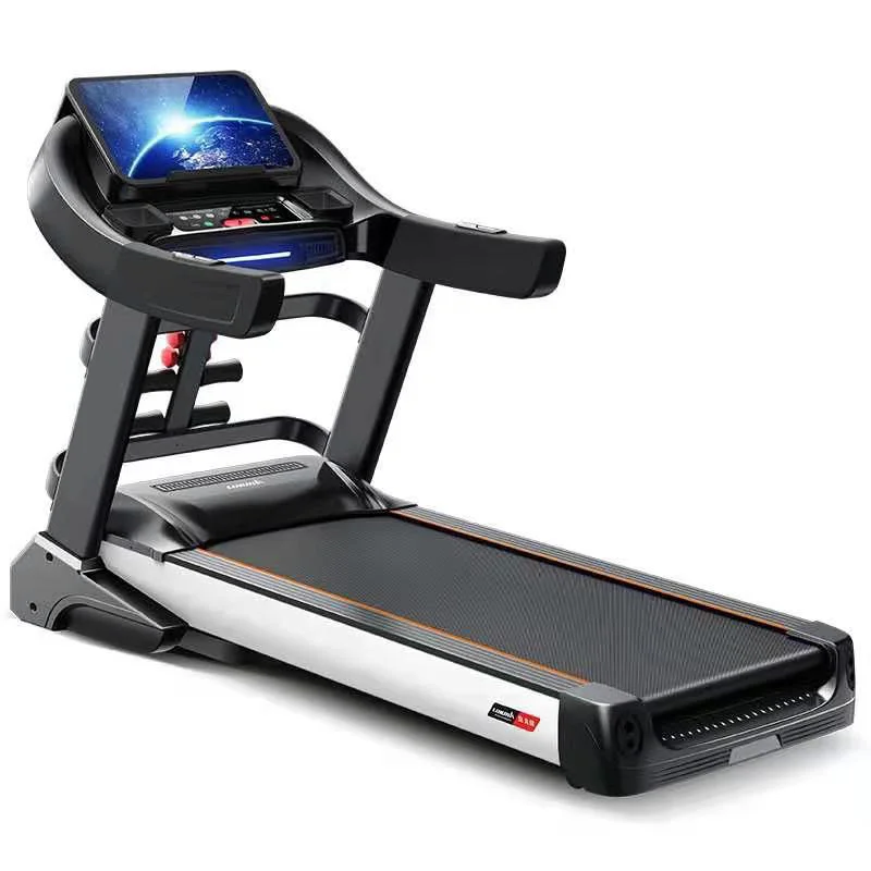 

5.0HP 1-20km/H Wireless Heart Rate Treadmill LED Display Screen Run Machine Running Stand Commercial Foldable Treadmill