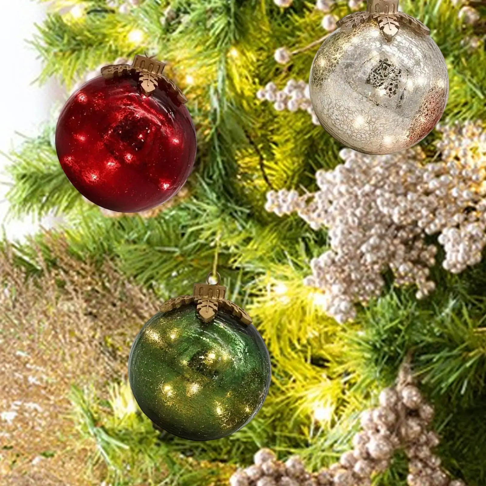 

Christmas Ball Ornament Decorative Xmas Balls Baubles Christmas Tree Ornament for Wall