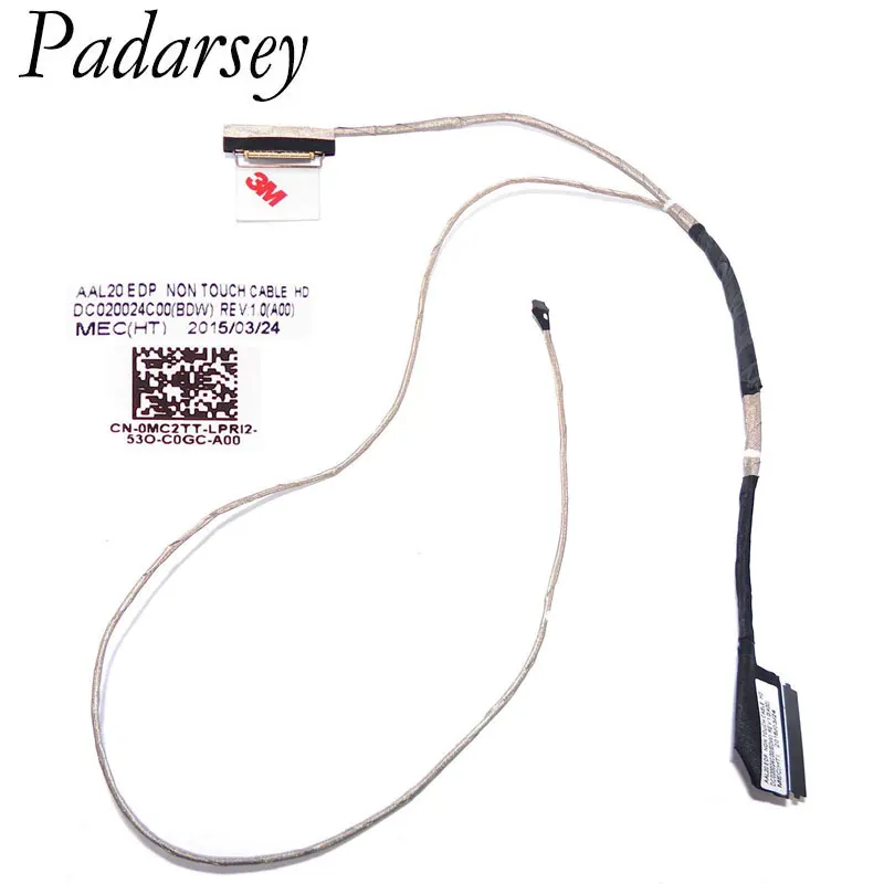 Padarsey Replacement Laptop LCD Video Cable No-Touch for Dell Inspiron 3558 5555 5558 5559 DC020024C00 AAL20