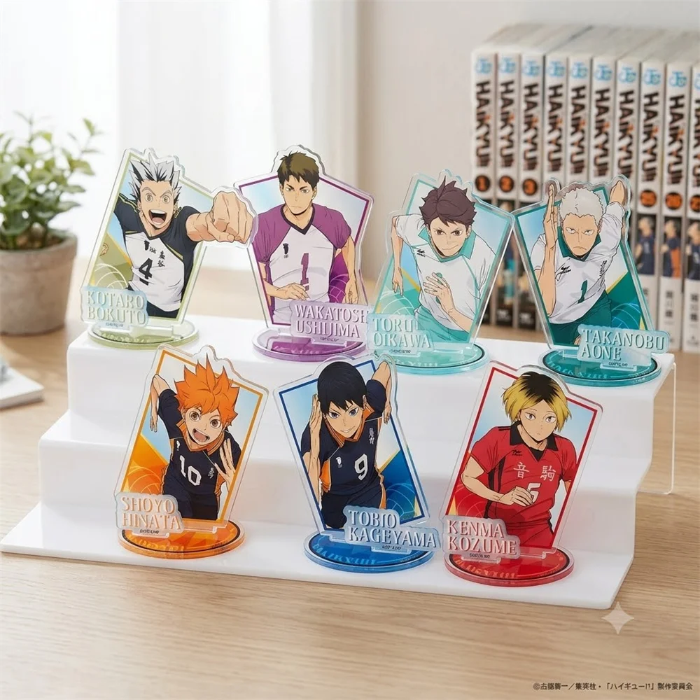 10cm Anime Volleyball! Figure Acrylic Keychain Model Cosplay Characters Ornament Accessories Christmas Collection Gifts