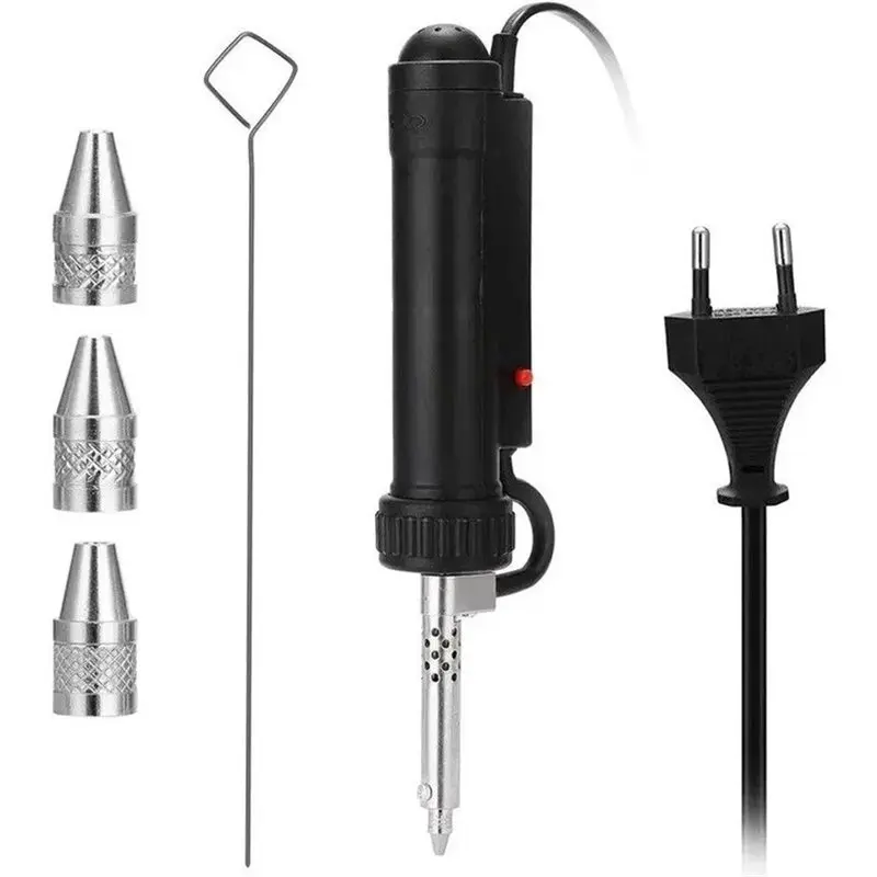 B23B Vacuum Soldering Remove Pump EU Plug Automatic Portable Electric Solder Tin Sucker Desoldering Tool