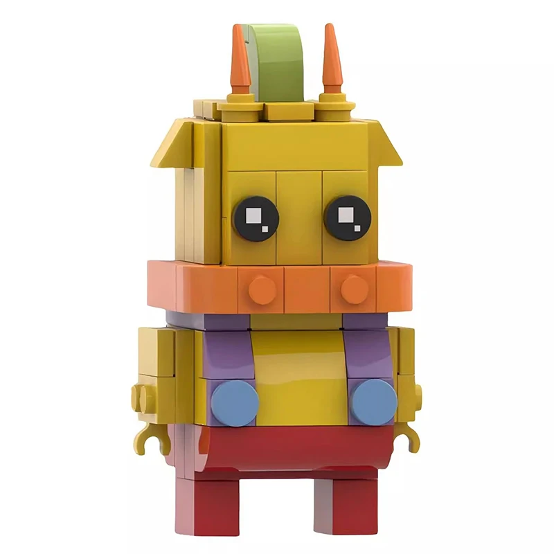 MOC Rockos – figurines de vie modernes, RockoHeffer Wolfe Spunky Filburt Shellbach Bighead, ensembles de blocs de construction, jouets pour enfants, cadeau