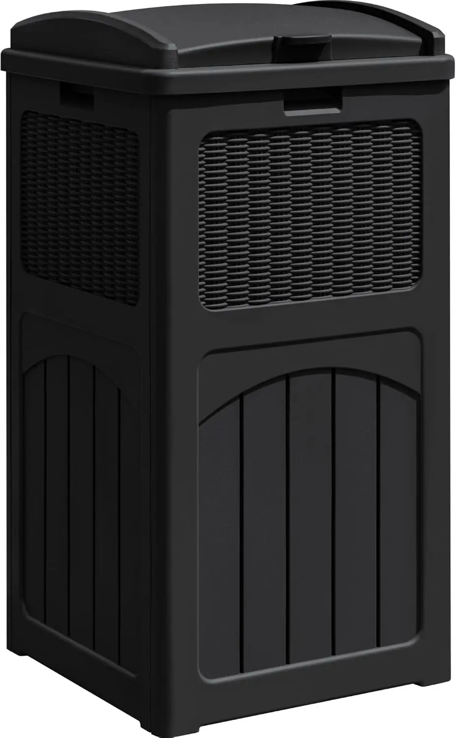 

Водонепроницаемый уличный ящик для доставки посылок объемом 33 галлона с крышкой, устойчивый к УФ-излучению, для хранения на террасе или патио