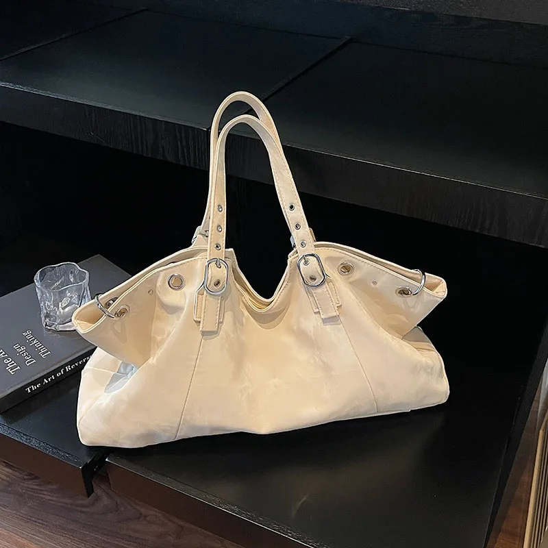 

Vintage Bucket Brown Shoulder Handle Purse for Travel Shopping Bag Large Capacity Tote Bag for Women