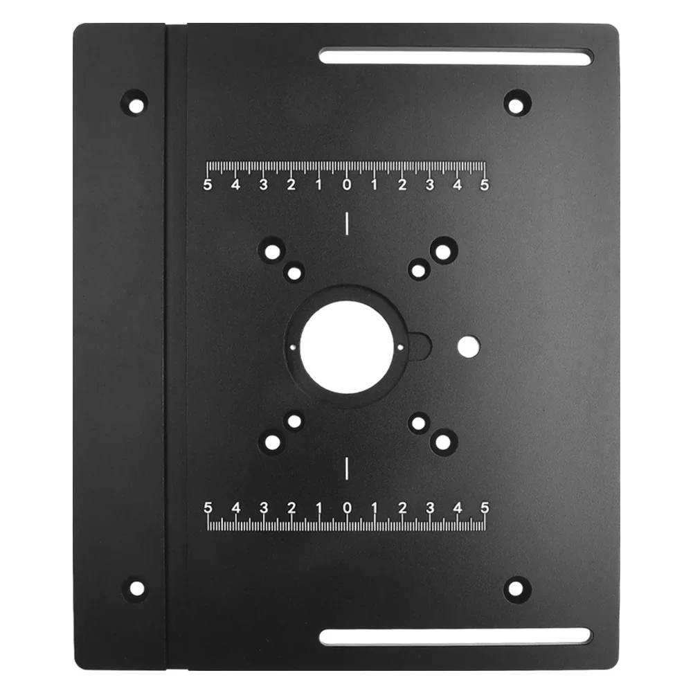 Accessories Insert Plate 1 Pcs 240mm*200mm Aluminum Alloy Anodized Black CNC Engraving Lifting Table Router Table