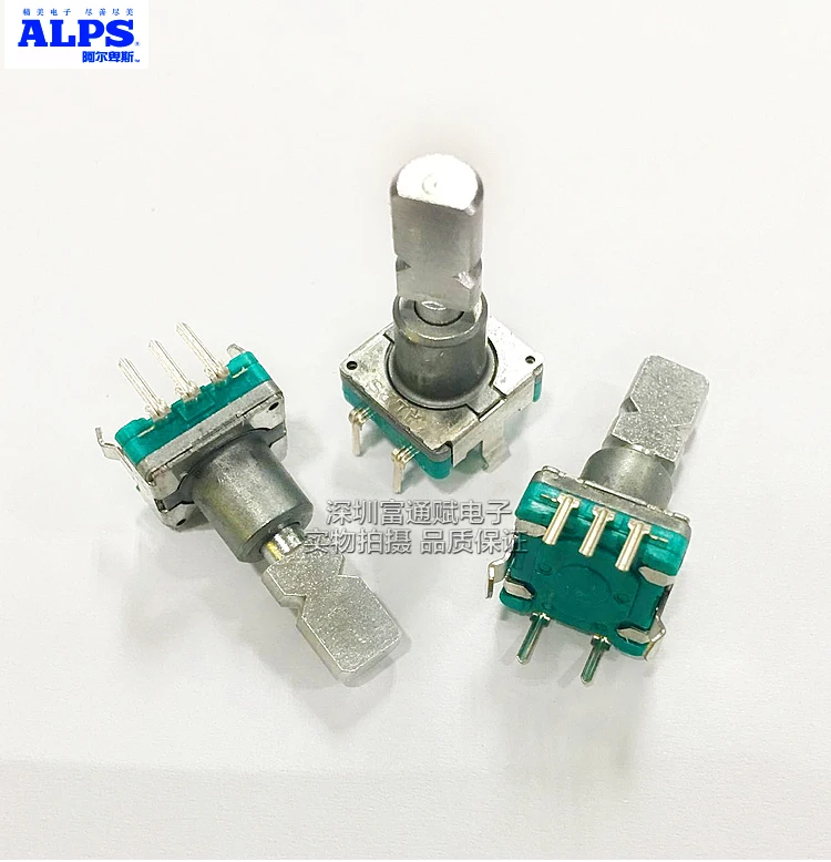 Japan ALPS encoder EC11E15244C2 360 degrees rotate 30 bit 15 pulse code switch 19 half axis