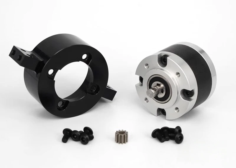 

1/14 truck gear reducer. 1/10 crawler truck upgrade part. Tamiya Tractor gearbox. Lesu dump truck accessories