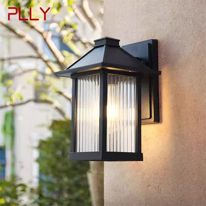 PLLY Contemporary LED Outdoor Wall Lamps Electric Simplicity Waterproof Balcony Hallway Courtyard Villa Gate Hotel