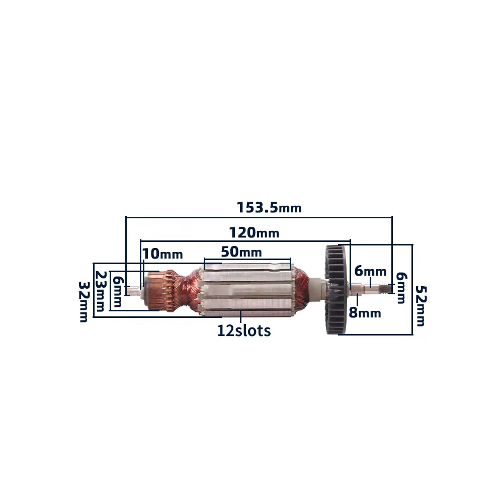 

220-240v Armature Rotor Anchor Stator Coil for Hitachi G10SS2 G13SS2 G13SS 100 Angle Grinder Grinder Motor Replacement Parts
