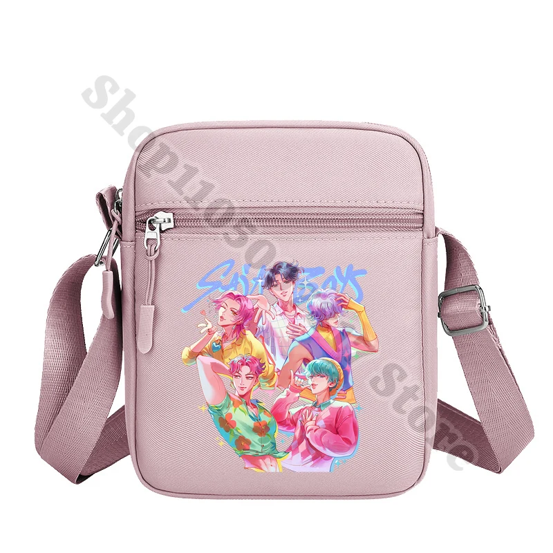 KPop شيطان الصيادين النساء أنيمي حقيبة كروسبودي الإكسسوارات فتاة الكرتون لطيف حقائب كتف كيس التخزين عادية هدايا 2025