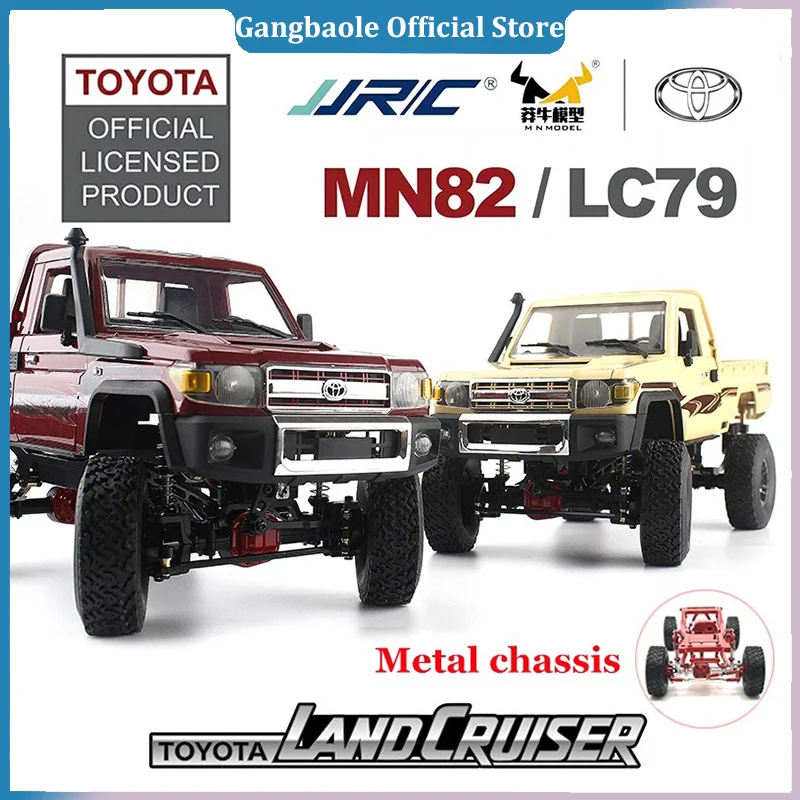 Metal MN82 Remote Controlled Climbing Off-road Vehicle 1:12 Full Scale 4WD for Toyota LC79 Simulation RC Model Children Toy