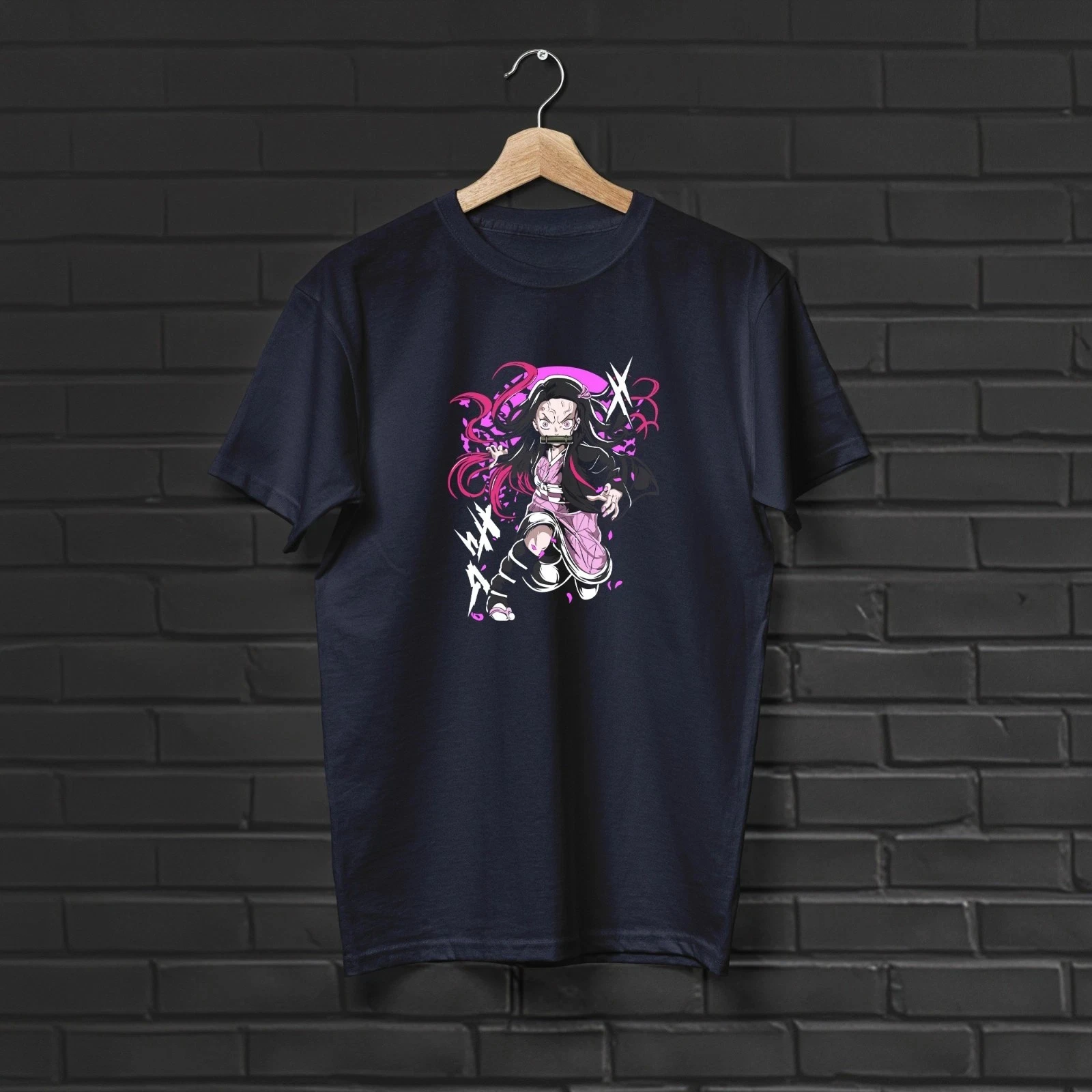 Nezuko Kamado Awakened Transformation Graphic Anime T-Shirt Men Unisex Cotton