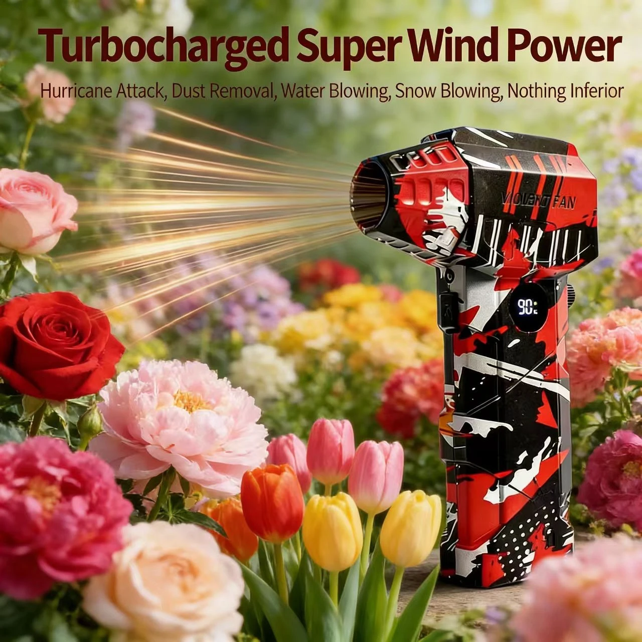

130000RPM Turbo Fan Brushless Powerful Air Blower Wind Speed 55m/s Air Duster Vacuum Cleaner for Car/Keyboard/PC/Home