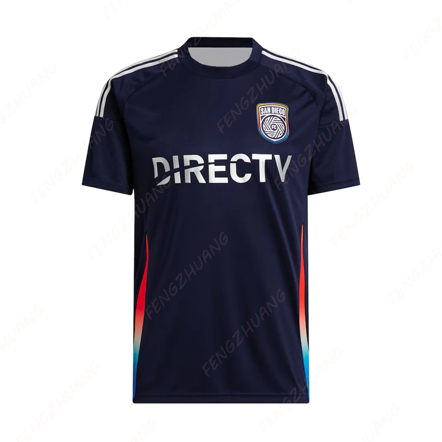 San Diego FC 2025 Jersey Outdoor Sweat Absorbent Quick Dry Soccer Jersey Summer Classic Casual Loose T-Shirt