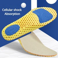 Orthopedic Memory Foam Sport Support Insert Feet Care Insoles for Shoes Men Women Orthotic Breathable Running Cushion Men Women