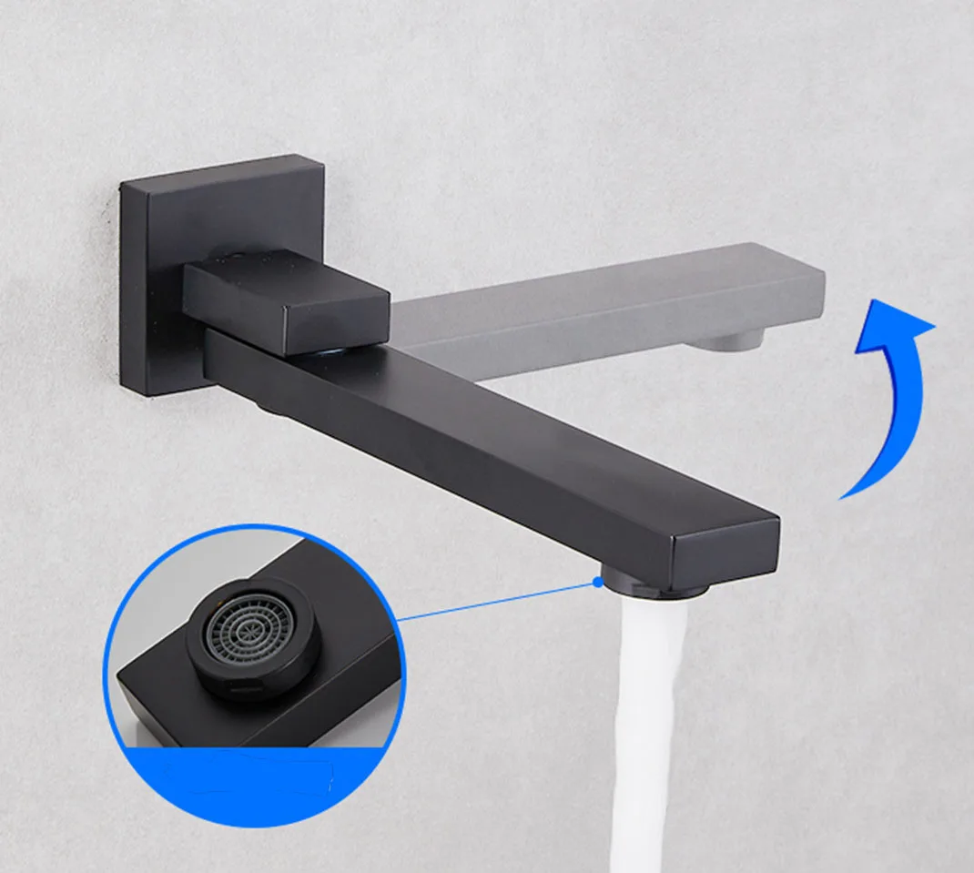 #￥In-wall Black Multi-function Concealed Shower Bath Faucet Waterfall Rainfall Shower Sets