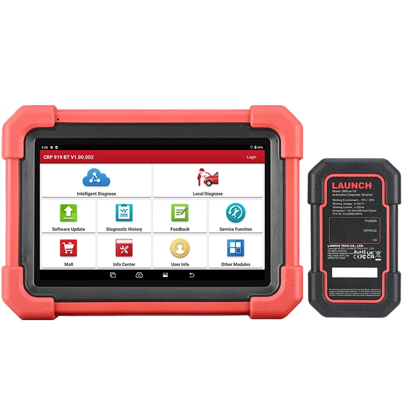 

X-431 LAUNCH CRP919X BT OBD2 сканер автомобильные диагностические инструменты автомобильный CANFD DOIP ECU кодирование OBDII профессиональное сканирование Бесплатная доставка
