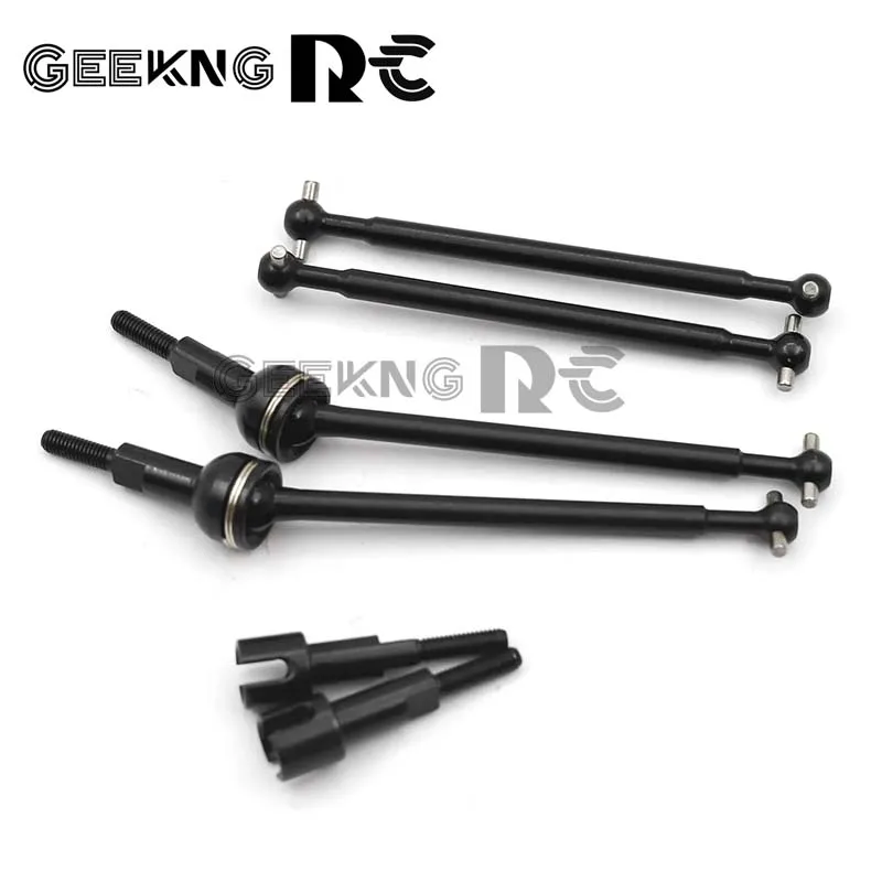 Metal Front Rear Drive Shaft CVD Driveshaft Dogbone for Rlaarlo AM-X12 AM-D12 1/12 RC Car Upgrade Parts Accessories Color: Front