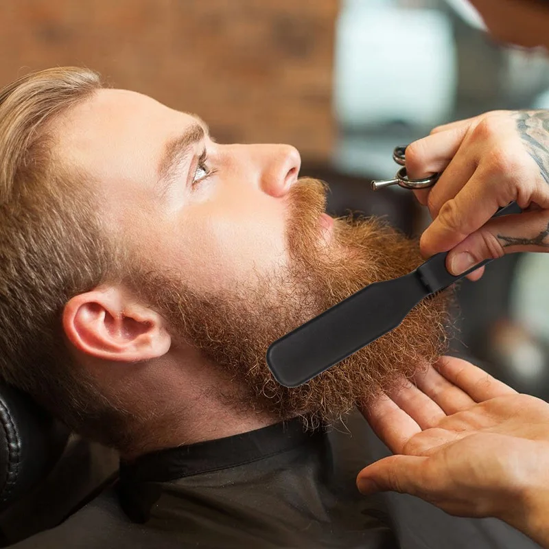 Dobrável Javali Cerdas Escova De Cabelo Para Homens, Escova De Bolso Dobrável, Viagem Endireitar, Bigode Portátil