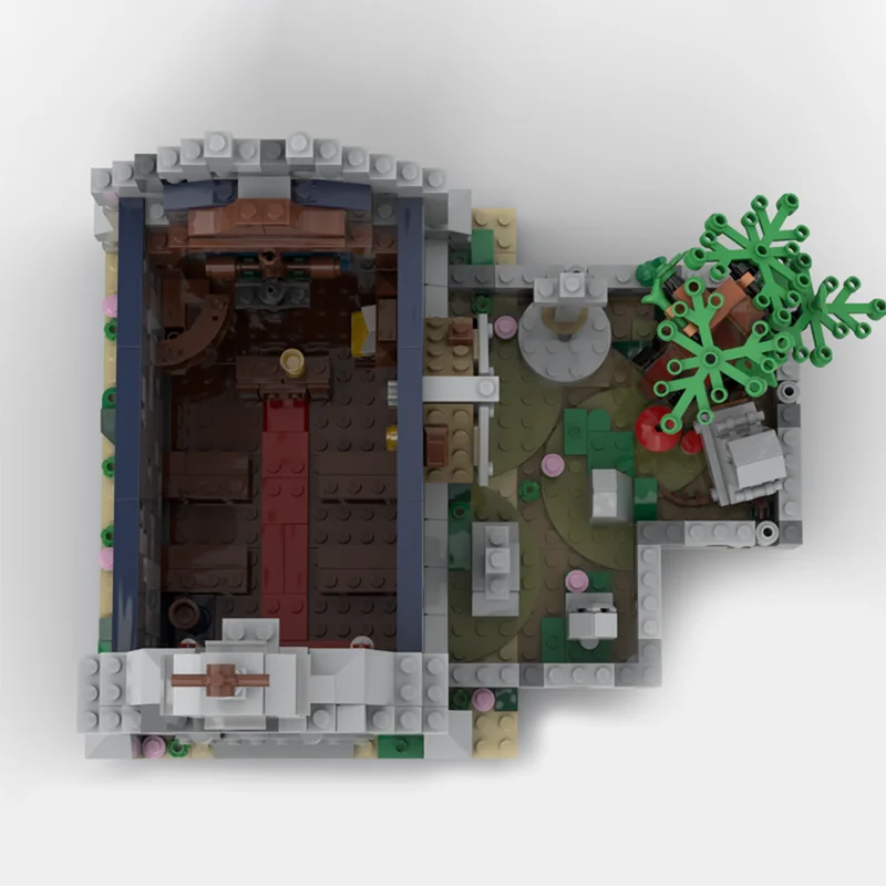 1006 قطعة MOC القرون الوسطى مصلى الخالق 3 1ed نموذج اللبنات العمارة لتقوم بها بنفسك ألعاب إبداعية فكرة هدية الكريسماس عيد ميلاد الاطفال #3