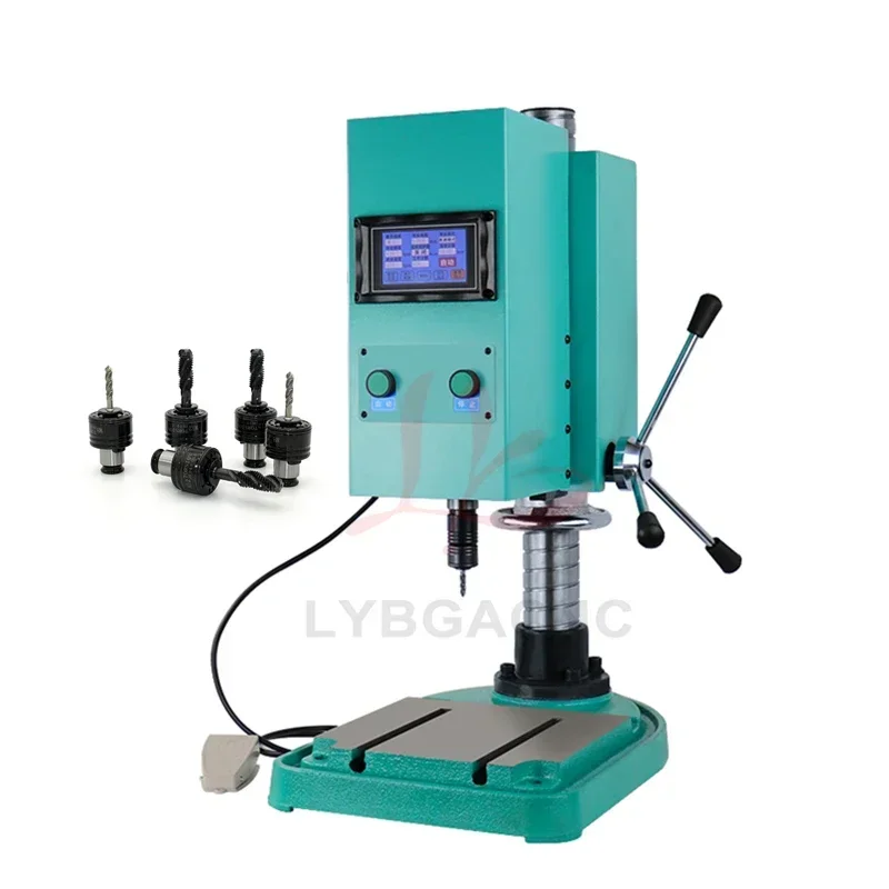 LY M3-M16-M36 Servo Powered Fully Automatic Touchscreen CNC Tapping Machine Electric Tapper Chuck Drilling Threading Machine