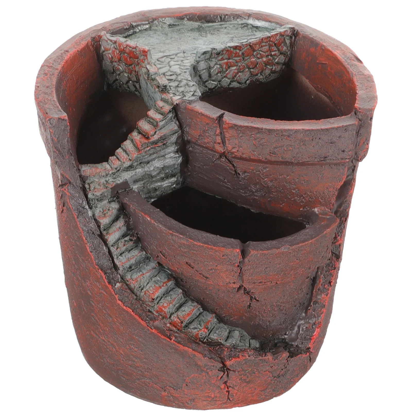 Succulent Pot Resin Plant Pot Decor Mini Garden Ornament for Home Office Balcony Decoration Stylish Decorative Flowerpot