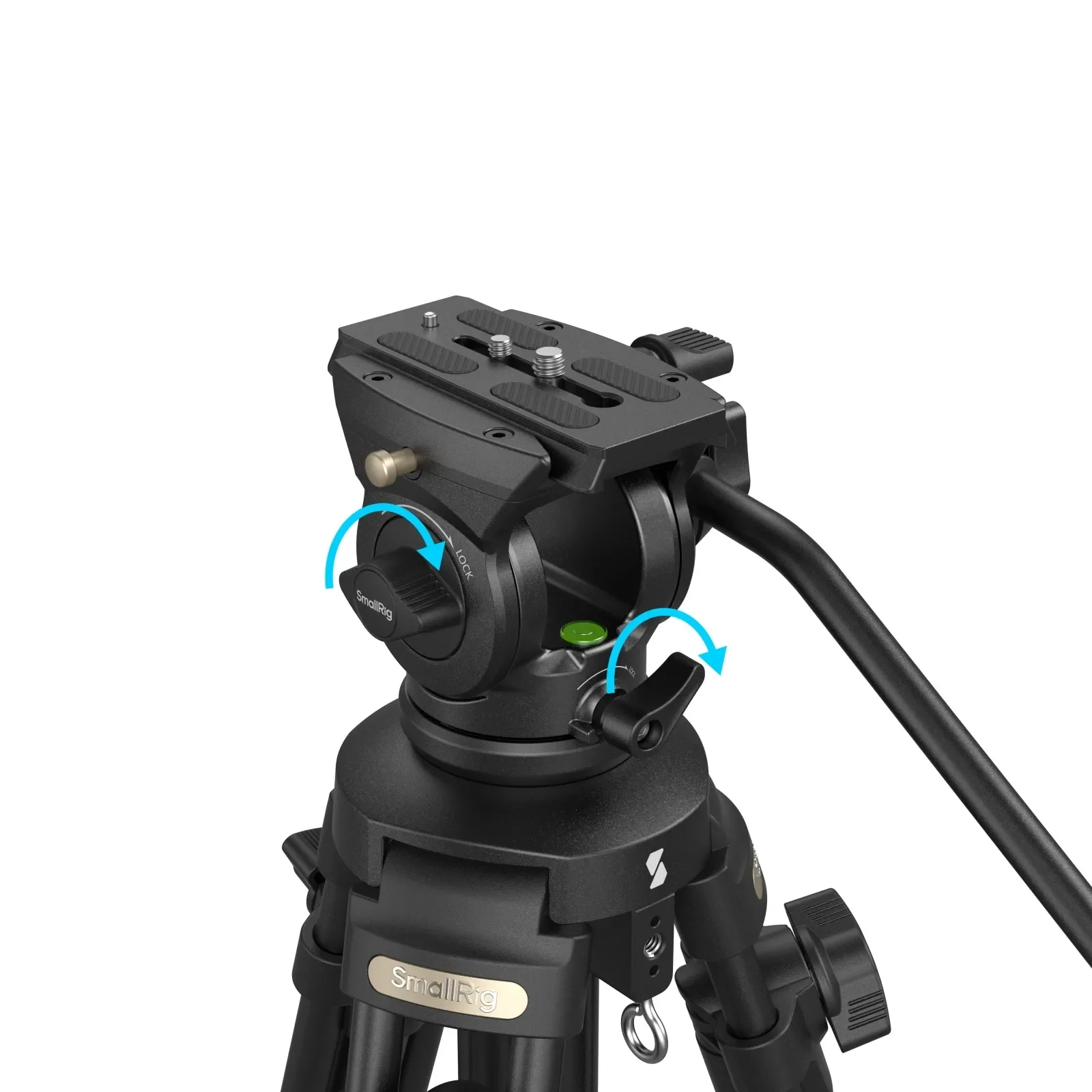 Imagem -03 - Smallrig Lightpeso Video Tripod Kit Ad50 Lite Viagem Alumínio Profissional Outdoor Dslr Câmera Head