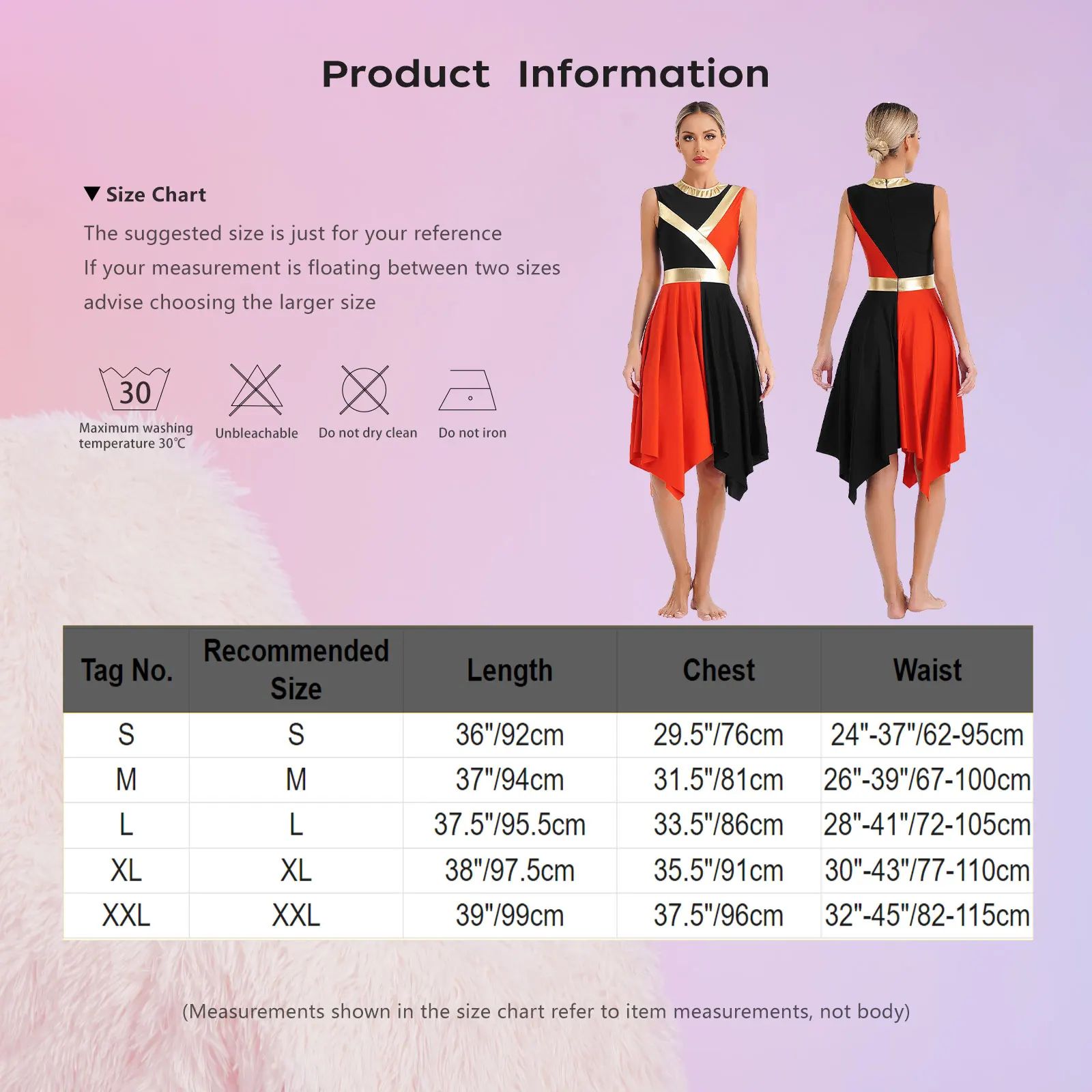 Womens Praise Liturgical Dance Dress Sleeveless Metallic Color Block Patchwork Dresses Worship Lyrical Dance Costume Dancewear