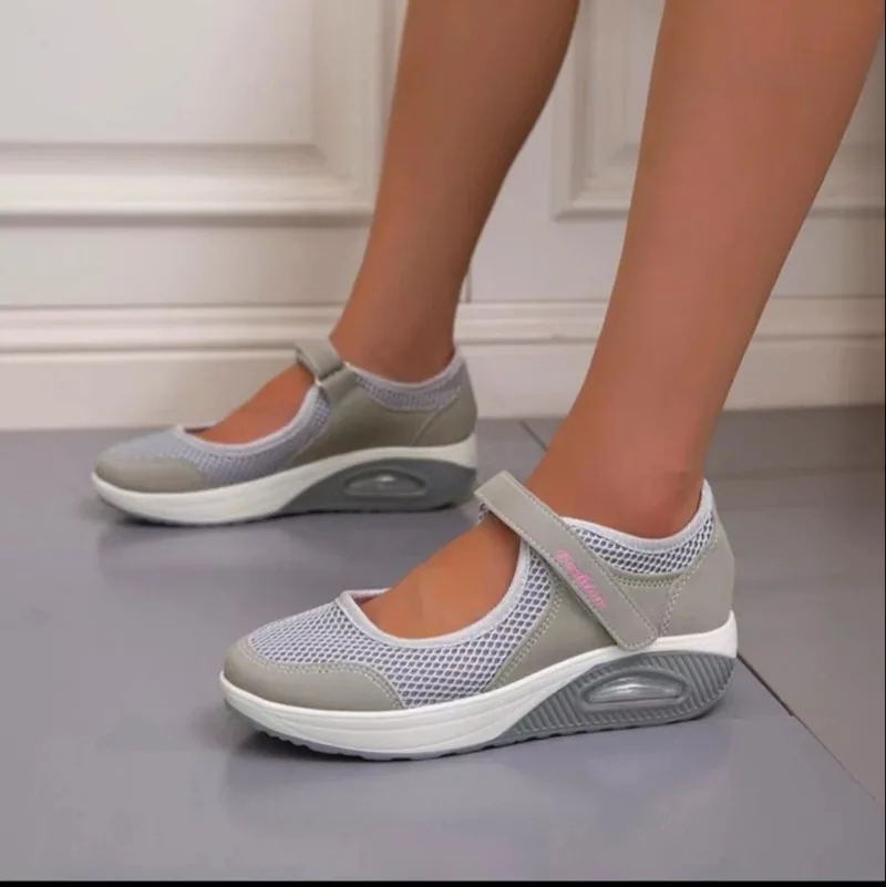 Zapatillas planas suaves para mujer, zapatillas sin tira, zapatillas vulcanizadas para correr,