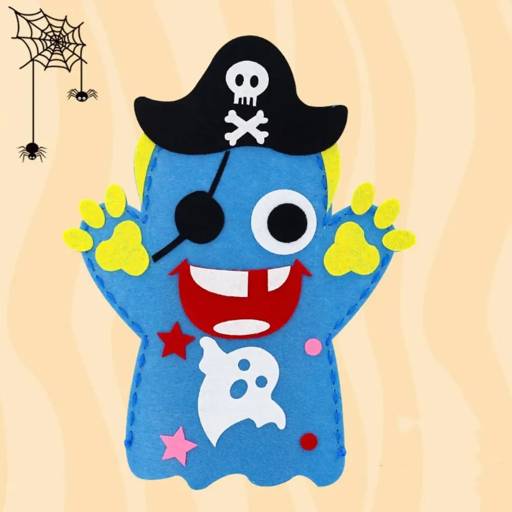 Nietoperz DIY zestawy pacynkowe dynia żądanie cukierków pacynka zabawka tkanina kreskówka Halloween lalka dekoracja na Halloween