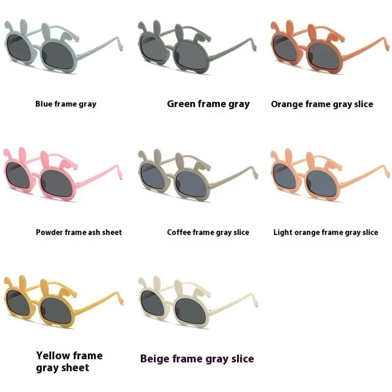 2025 Street Shooting Ball Glasses New Fashionable Bunny Children's Cute Baby Male Female Cartoon Sunglasses