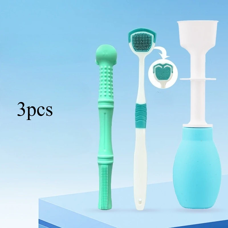 

Набор из 3 тренажеров для мышц ротовой полости: реабилитация, логопедия, улучшение функции языка, массажер для тренировки восприятия, инструменты для ухода