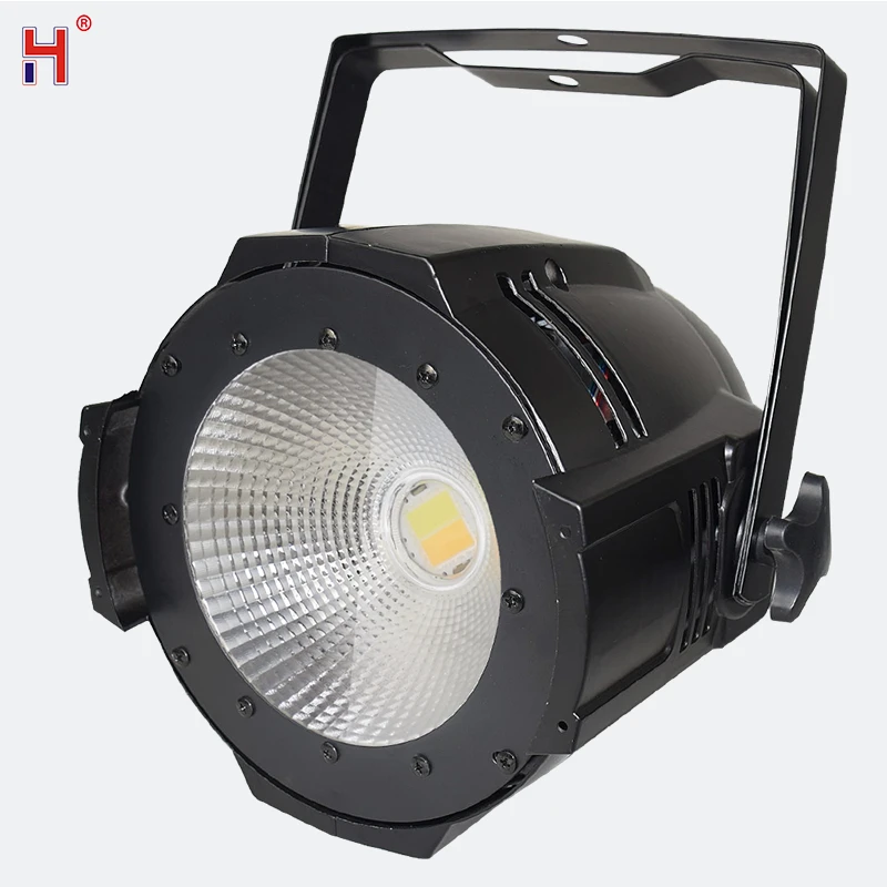 

HongYi LED COB Light 100W Aluminum Par Lights 2In1 Cool Warm White DMX Controller DJ Wash Stage Lighting For Party Disco Club