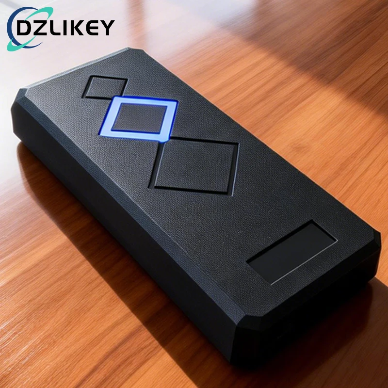 

Waterproof 125kHz Proximity RFID Reader Wiegand Access Control: Black ABS, Anti-Metal Interference, RS485/RS232/TTL,DC5V/12V/24V