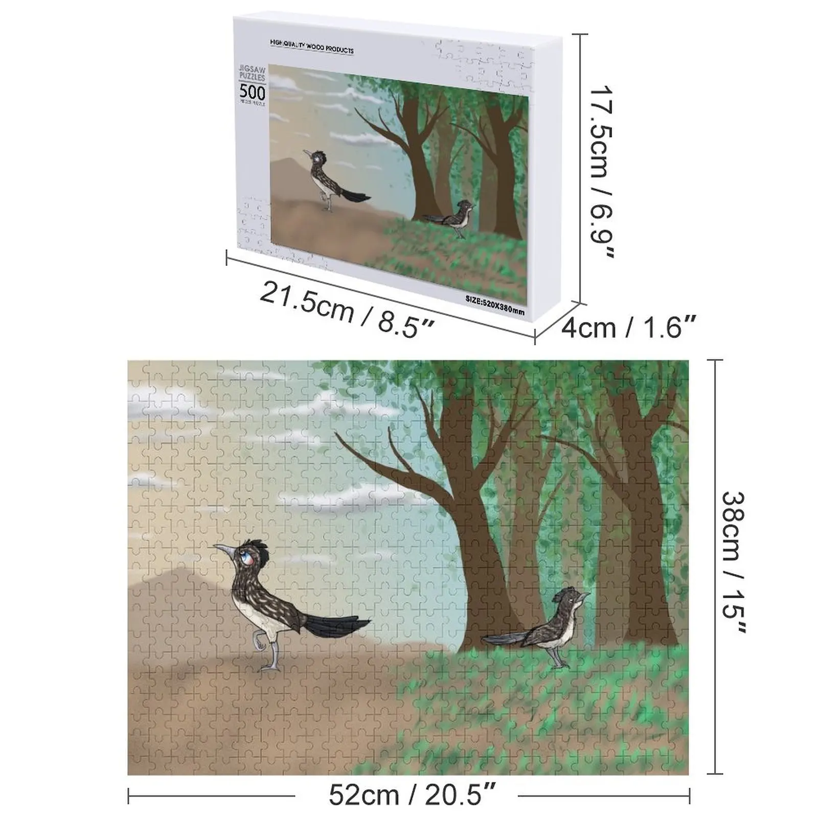 Пазл Roadrunners Деревянные кусочки пазла для взрослых Пазл для взрослых