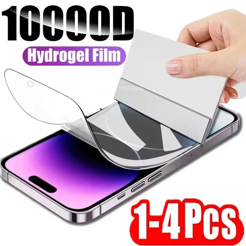 1-4PCS Hydrogel Film For OPPO Reno 9 8 7 5 5Z 4 7 6 5 Pro 5 Lite 7SE 4SE A58 A78 A54 A55 A57 A16S A54S A56 A36 A96 A11S F11 Pro