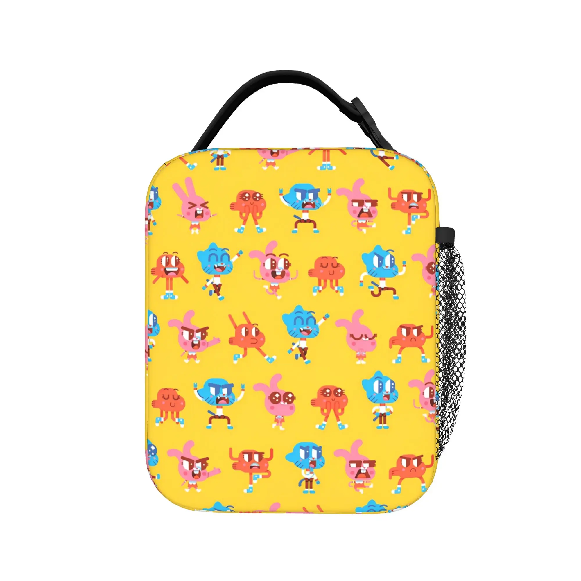 Gumballs Insulated Lunch Bags Cooler Bag Reusable,Lunch Container Video Game Leakproof Tote Lunch Box Bento Pouch Office  Travel