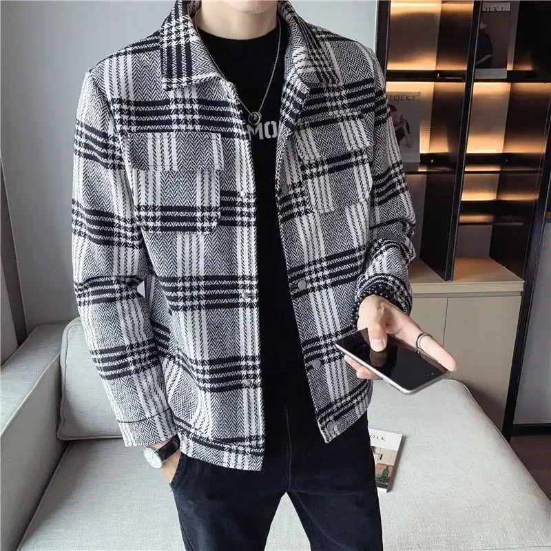 Short Men's Jackets Trendy Grunge Male Coats Original Brands Cold Cheap Clothes Offer Casual Deals Luxury Designer Joker Sale